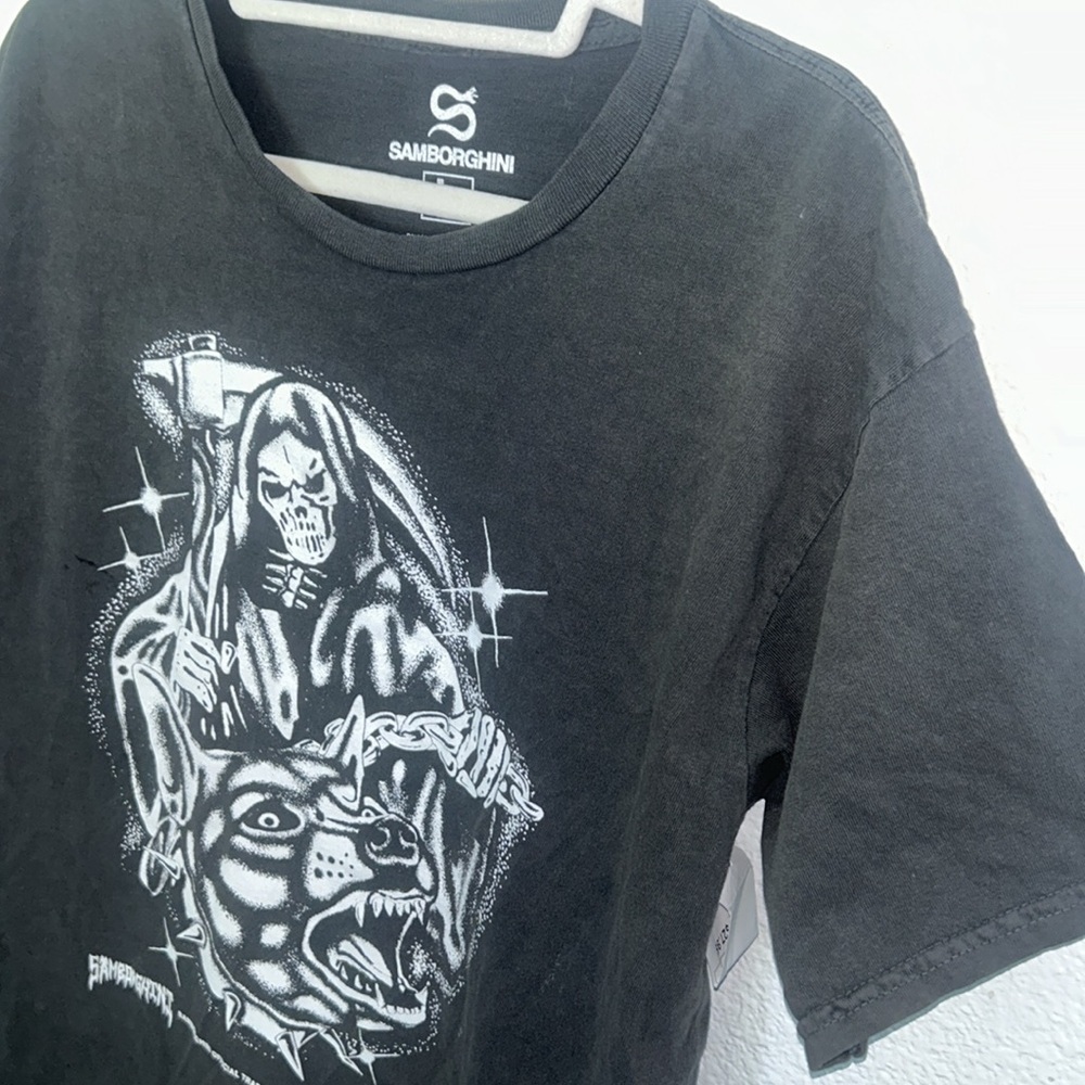 (#15) NWT MENS TSHIRT “SAMBORGHINI Size large smoke free home - Picture 5 of 5